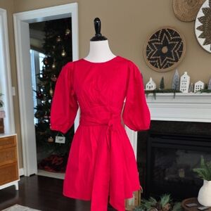 Lovers + Friends Red Backless Dress